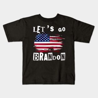 Lets Go Brandon FJB Trump 2024 T-shirt Donald Trump for President Republican party Mens Shirt Kids T-Shirt